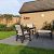 Patio square 60x60x4 cm black