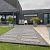 H2O comfort square 40x80x5 cm nero/grey