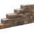 Pilestone Line Walnut 40x15x10cm