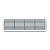 Boston Decopaneel Paxos horizontaal 45x175 cm dikte 2 mm RAL7016 (1008)