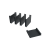 Boston plastic rhombus wedges 15º-10mm RAL7016 22st Links + 22st rechts