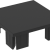 Boston pvc paalkap 75*75mm RAL9005