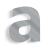 RVS huisnummer a - 15cm