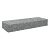 Traptrede Tibet Dark Grey 100x35x15 cm Gezaagd en gevlamd