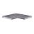 Vijverrand Spotted Bluestone binnenhoek zijkanten gezoet 30/30x15x3 cm Gezoet