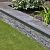 Stone Panels Black Quarzite 60x15x1,5-2,5 cm Breukruw