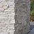 Stone Panels White Quarzite 60x15x1,5-2,5 cm Breukruw