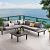Loungeset Cuba Frost White/Light Grey