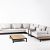 Loungeset Maui Smoked Grey/Light Grey