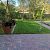 Betonstraatsteen 6 cm rood/zwart komo