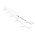 Multi-Edge kantopsluiting 100 x 17,5 x 0.15 cm Wit