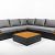 Loungeset Formentera Smoked Grey/Dark Grey