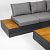 Loungeset Formentera Smoked Grey/Dark Grey