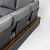 Loungeset Formentera Smoked Grey/Dark Grey