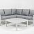 Loungeset Hawaii Smoked Frost White/Light Grey