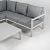 Loungeset Hawaii Smoked Frost White/Light Grey