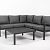 Loungeset Hawaii Smoked Grey/Dark Grey