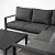 Loungeset Hawaii Smoked Grey/Dark Grey
