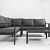 Loungeset Hawaii Smoked Grey/Dark Grey