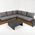 Loungeset Ibiza Smoked Grey/Dark Grey