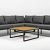 Loungeset Madeira Smoked Grey/Dark Grey