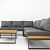 Loungeset Madeira Smoked Grey/Dark Grey