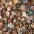Mini bigbag Schone schelpen bruin