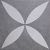 GeoCeramica® 60x60x4 Ambiente Antra Flower