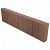 Quadrobandpalissade 8x25x100 cm Bruin
