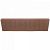Quadrobandpalissade 8x25x100 cm Bruin