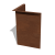 Cortenstaal borderrand - Gezet - Binnenhoek - Hoogte 45 cm