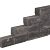 Blockstone getrommeld Black 15x15x30cm