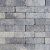 Stonique trommel dikformaat 6 cm Grijs/Zwart