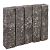 Palissades Vietnamees Basalt 75x12x12 cm Bekapt