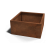 Cortenstaal plantenbak - Vierkant - 80 x 80 x 80 cm - Zonder bodemplaat