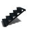 Zwarte trap 5-trede (breedte 80cm)