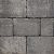 Stonique trommel 20x30x5 cm Grijs/Zwart