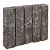 Palissades Vietnamees Basalt 50x12x12 cm Bekapt