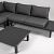 Loungeset Cuba Smoked Grey/Dark Grey