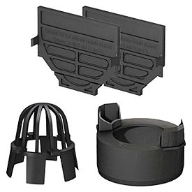 Hexaline eindplaten set, uitl+bladk(2.0)