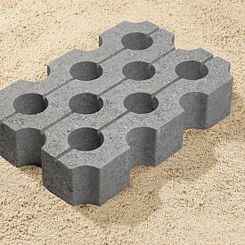 Vlakke Grastegel 40x60x12