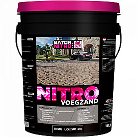 Gator Nitro X fijn Zwart voegmortel 12,5 kg emmer