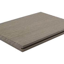 WPC 22,5x210mm Fiberdeck Premium massief Light Grey