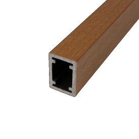 Brise soleil 42x60mm L-390cm Teak E Klasse  FSC 100%