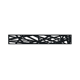 Boston Decopaneel Hera horizontaal 30x175 cm dikte 2 mm RAL9005
