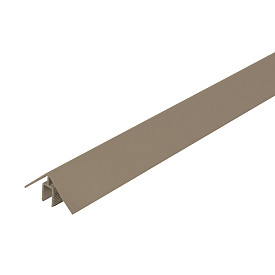 WEO alu Klikprofiel 50x50mm L-300cm Light Grey  RAL7006