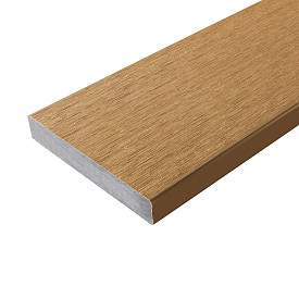 WPC 22,5x138mm Fiberdeck Premium kantplank massief Cedar