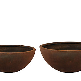 Static rond set Rust dia. 64x27 en 76x31cm Rust