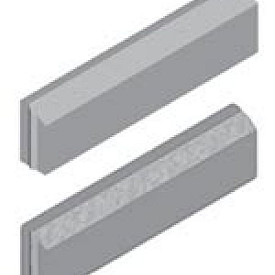 Rijwielpadband 5/20x20 grijs komo