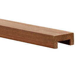 Azobé Gording Ruw 5x10x350cm